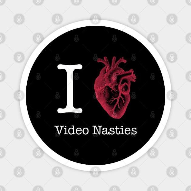 Video Nasties Magnet by @johnnehill